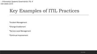 ITIL 4 Framework for Modern Service Governance | PPTX