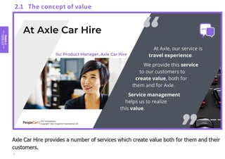 Module
2
Key
concepts
of
service
management
2.1 The concept of value
12
 