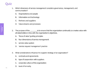 Module
3
Key
concepts
of
ITIL
4
Quiz
154
 