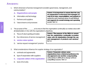 Answers:
Module
3
Key
concepts
of
ITIL
4
155
 