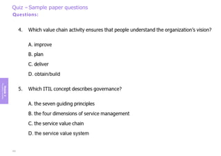 Module
4
The
guiding
principles
Quiz –Sample paper questions
Questions:
223
 