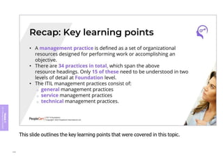 Module
5
ITIL
4
Management
practices
254
 