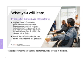 Module
5
ITIL
4
Management
practices
300
 