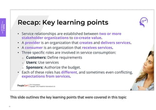 Module
2
Key
concepts
of
service
management
36
 