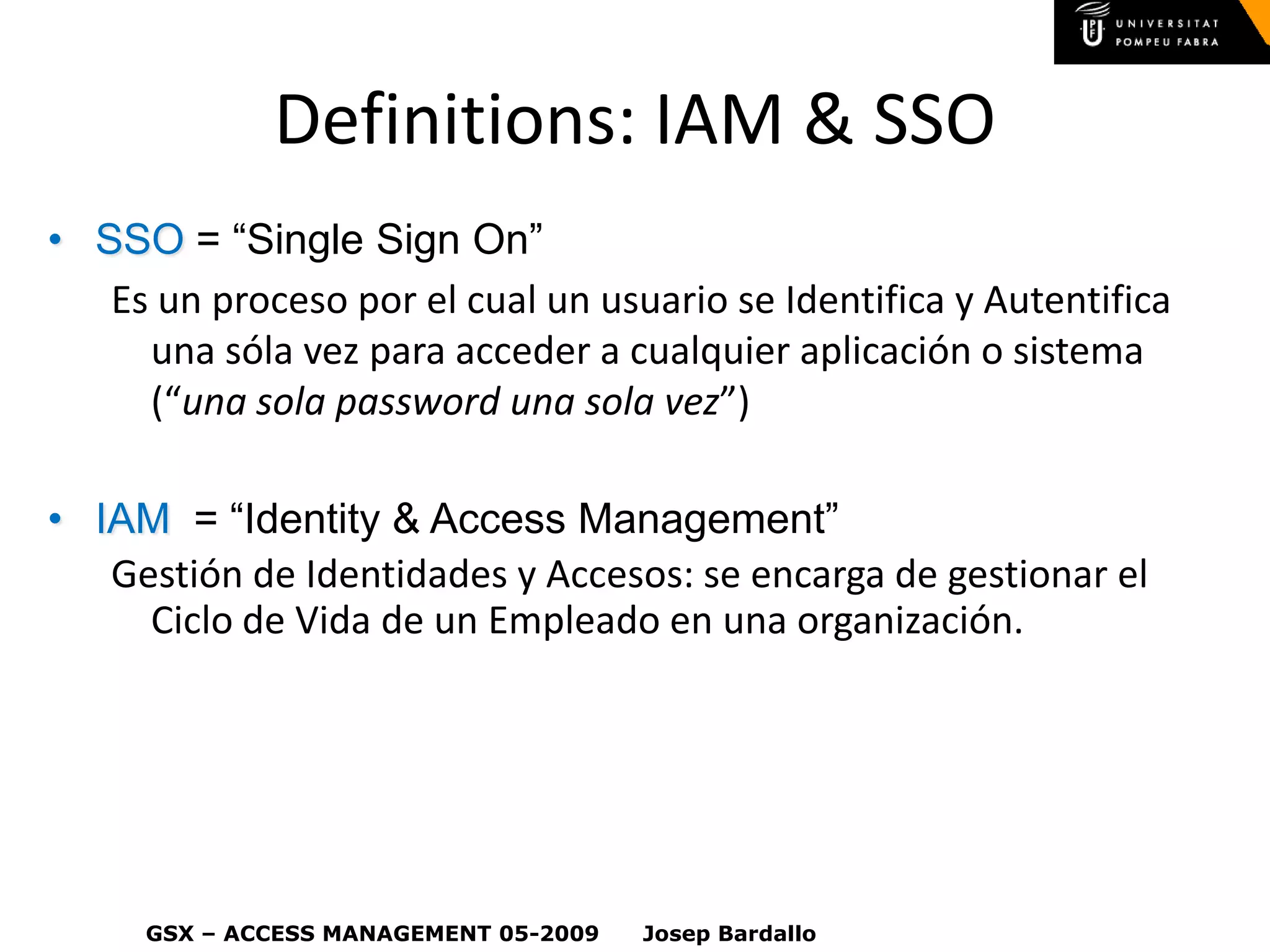 ITIL - IAM (Access Management)