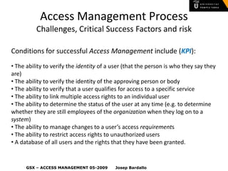ITIL - IAM (Access Management)