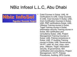 NBiz Infosol L.L.C, Abu Dhabi ,[object Object]