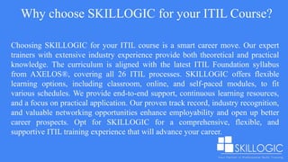 ITIL Certification Training in Course Chennai PPT ITIL Certification Training in Course Chennai PPT