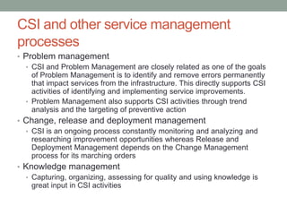 ITIL Continual Service Improvement | PPTX