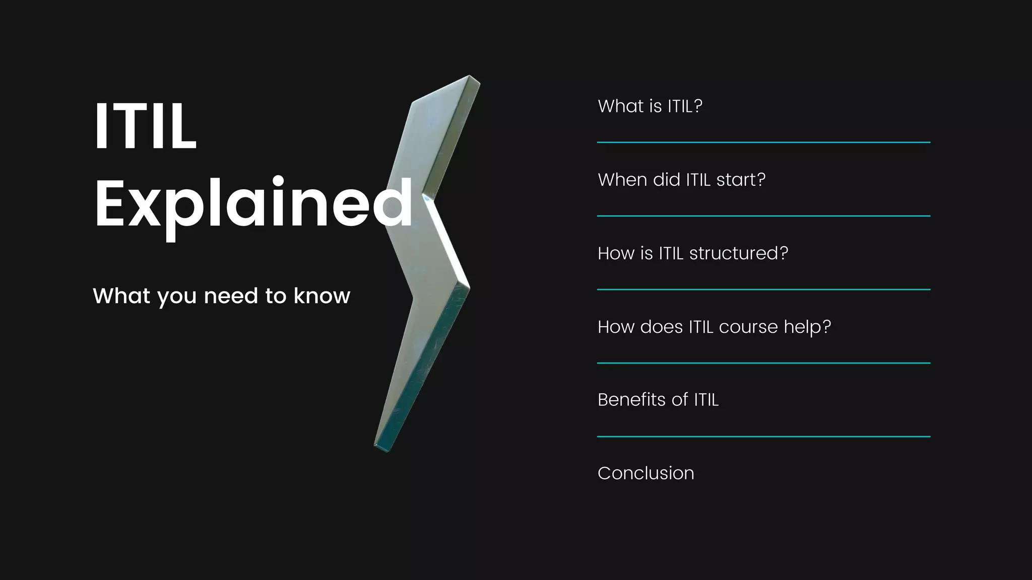 Itil foundation course benefits ppt