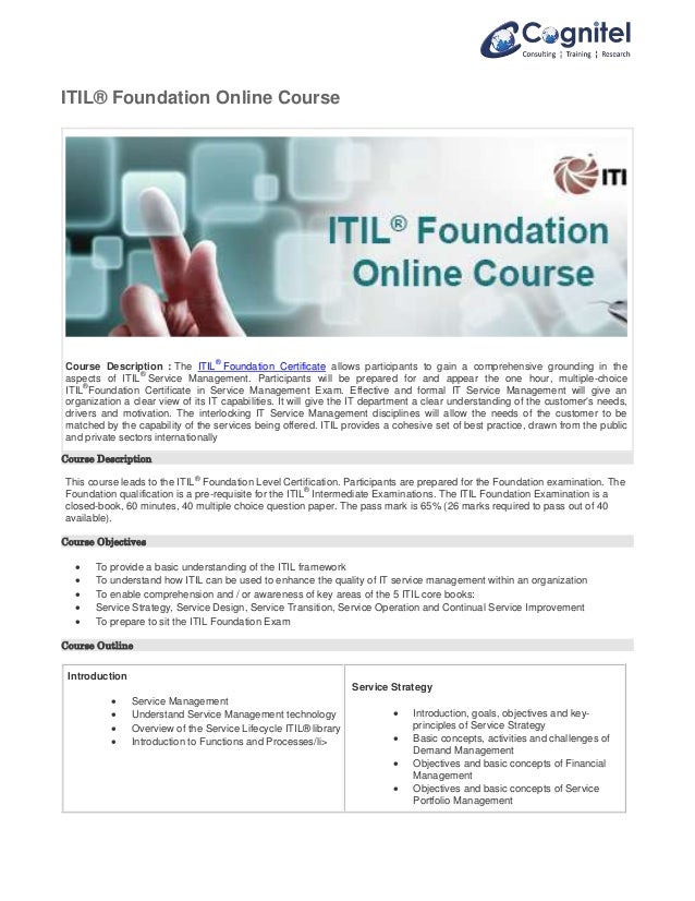 Itil foundation exam cost picture