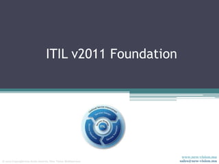 ITIL v3 2011 Foundation
15/07/2015
Formateur: asaad DARHBAR
Asad.darhbar@gmail.com
LinkedIn:ASAD DARHBAR
 