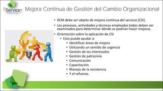 Gestión del Cambio Organizacional | PDF