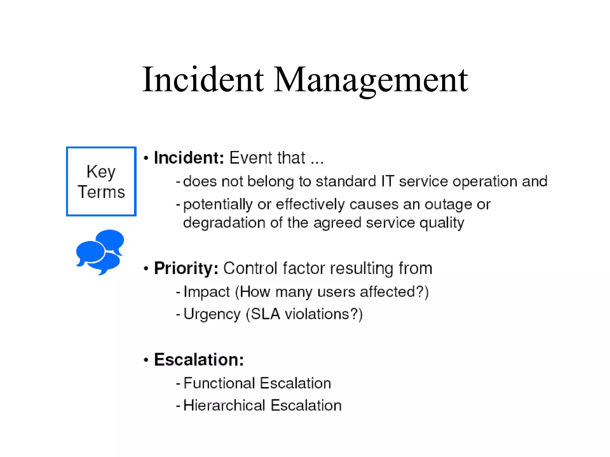 Incident Management 