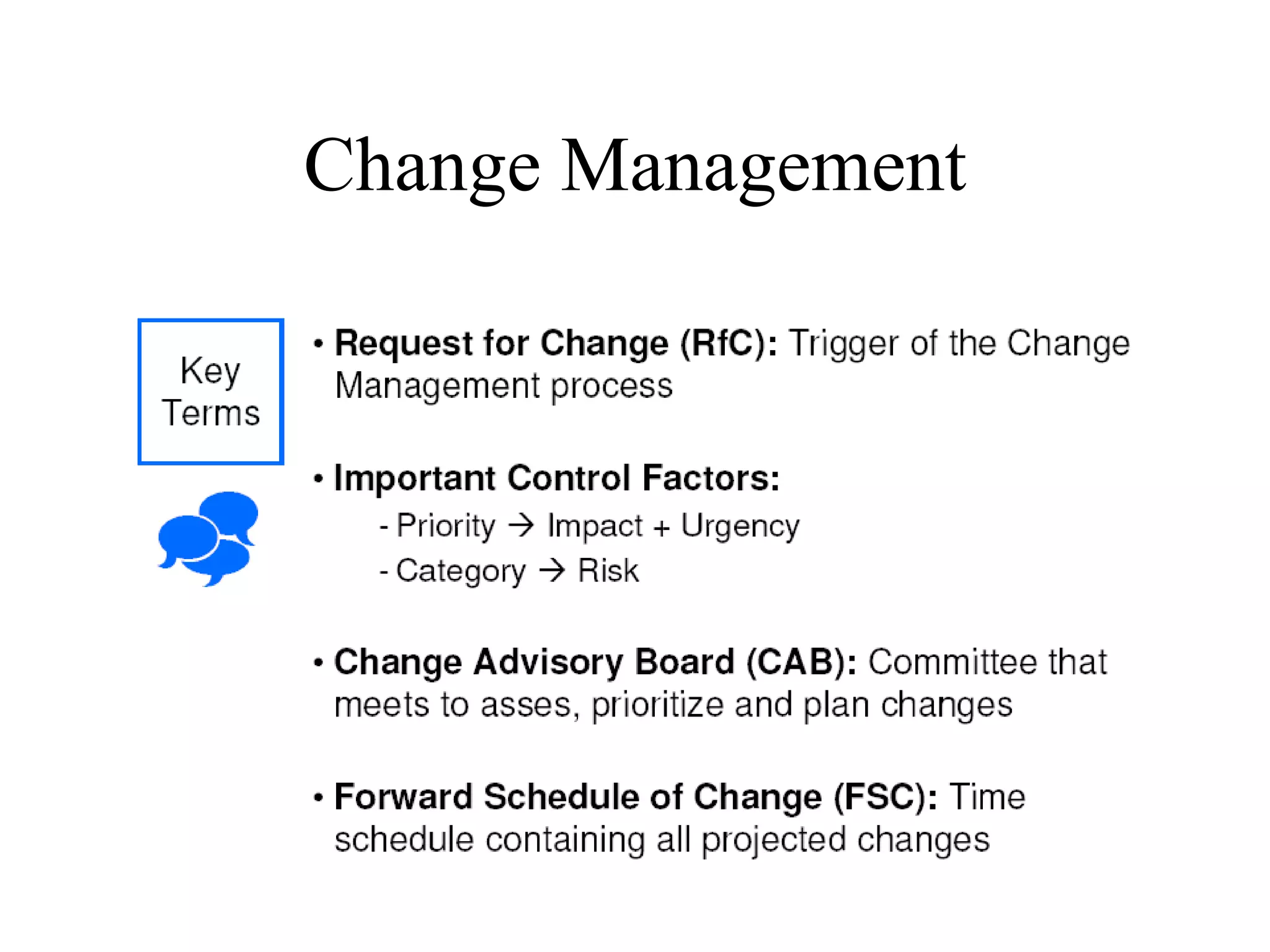 Change Management 