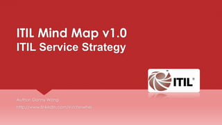 ITIL Mind Map v1.0
ITIL Service Strategy

Author: Danny Wong
http://www.linkedin.com/in/chinwhei

 