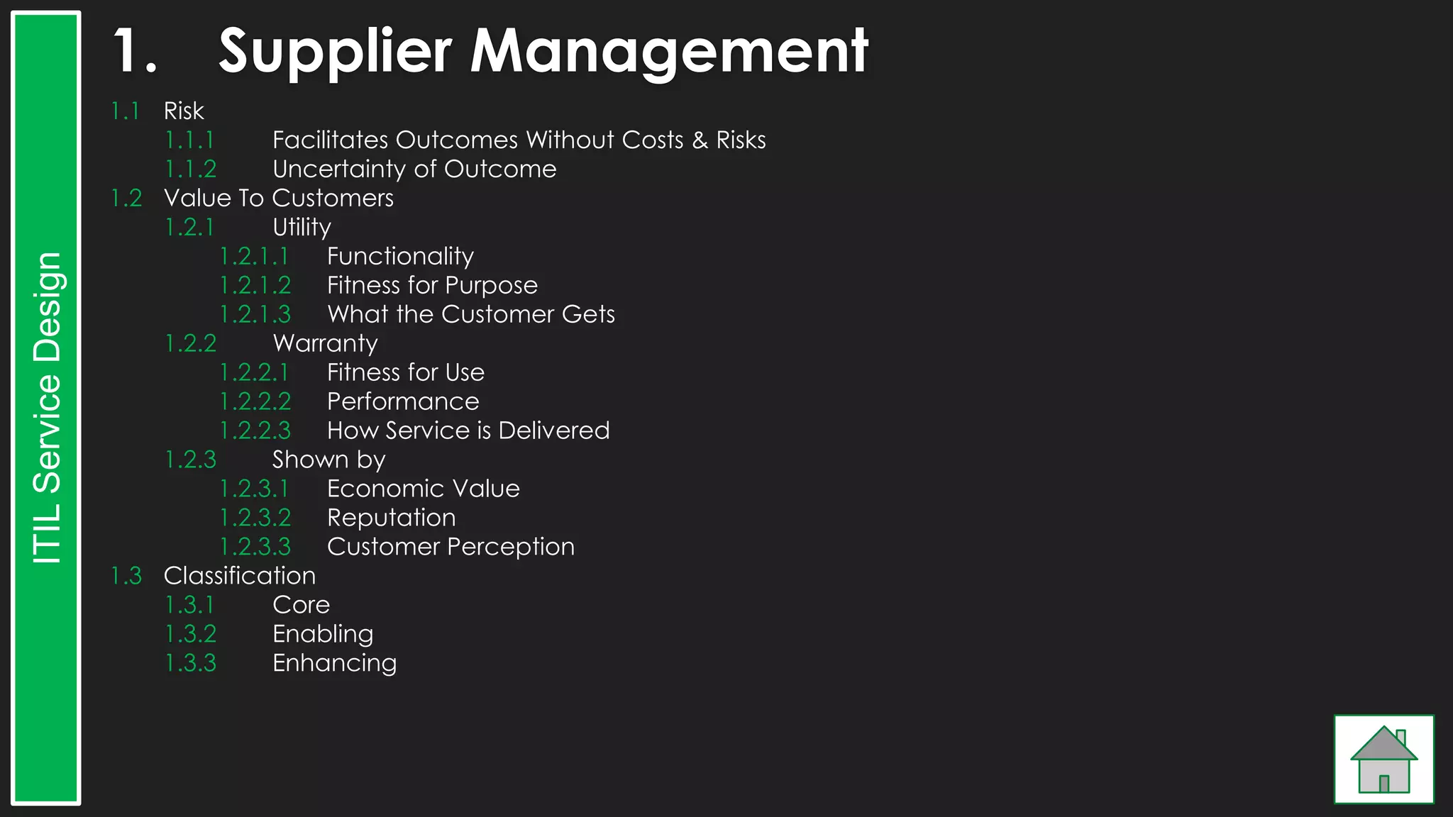 ITIL Mind Map v1.0 - ITIL Service Design | PPT