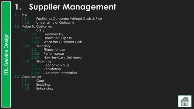 ITIL Mind Map v1.0 - ITIL Service Design | PPT