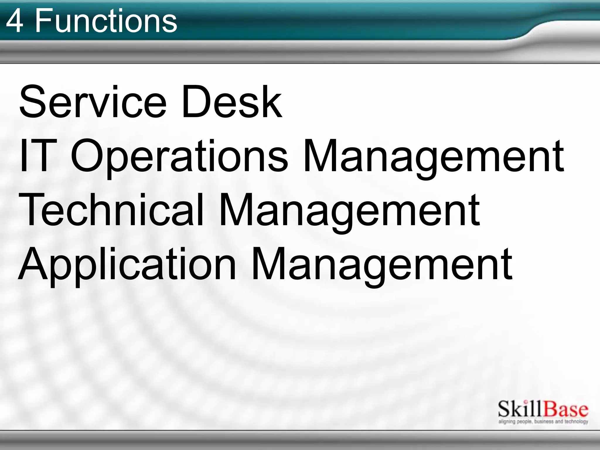 Improve customer/user satisfaction 