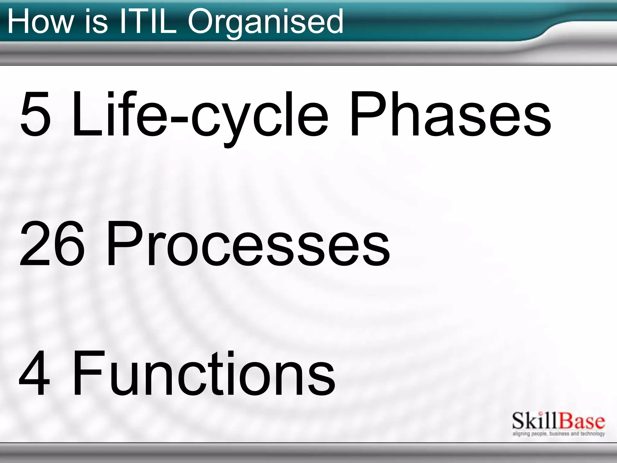 Streamline IT processes, 