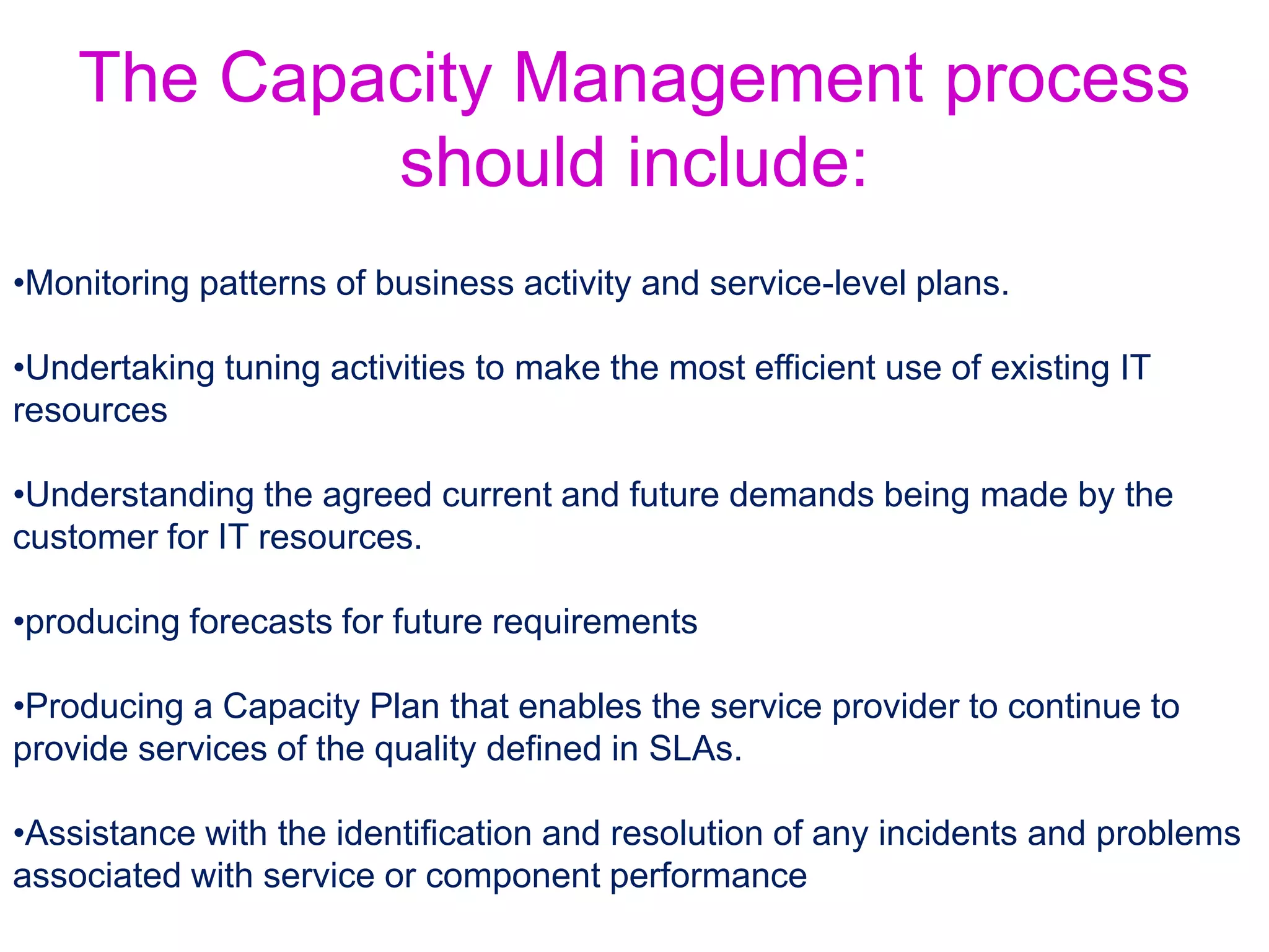 Continual service improvement in service design
 