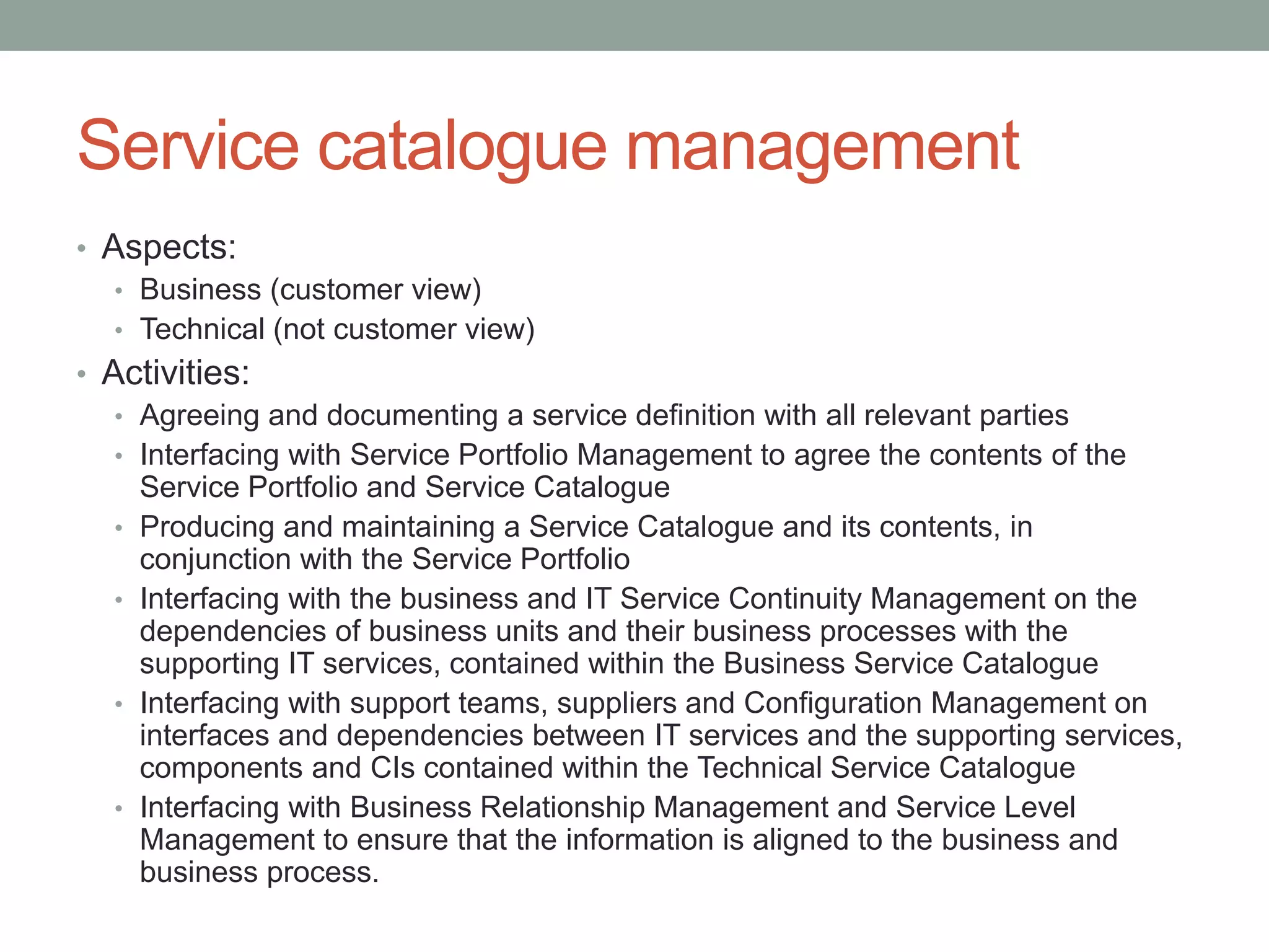 ITIL Service Design PPTX