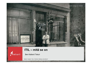 ITIL - mita se on?