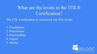ITIL Foundation Training Course in Chennai PPT
