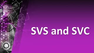 SVS and SVC
 