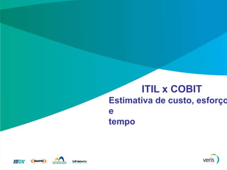 ITIL x COBIT Um breve comparativo 