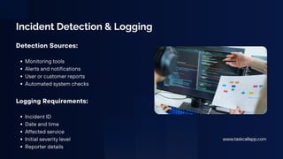 IT Incident Management Process Overview - TaskCall | PDF