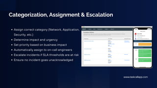 IT Incident Management Process Overview - TaskCall | PDF