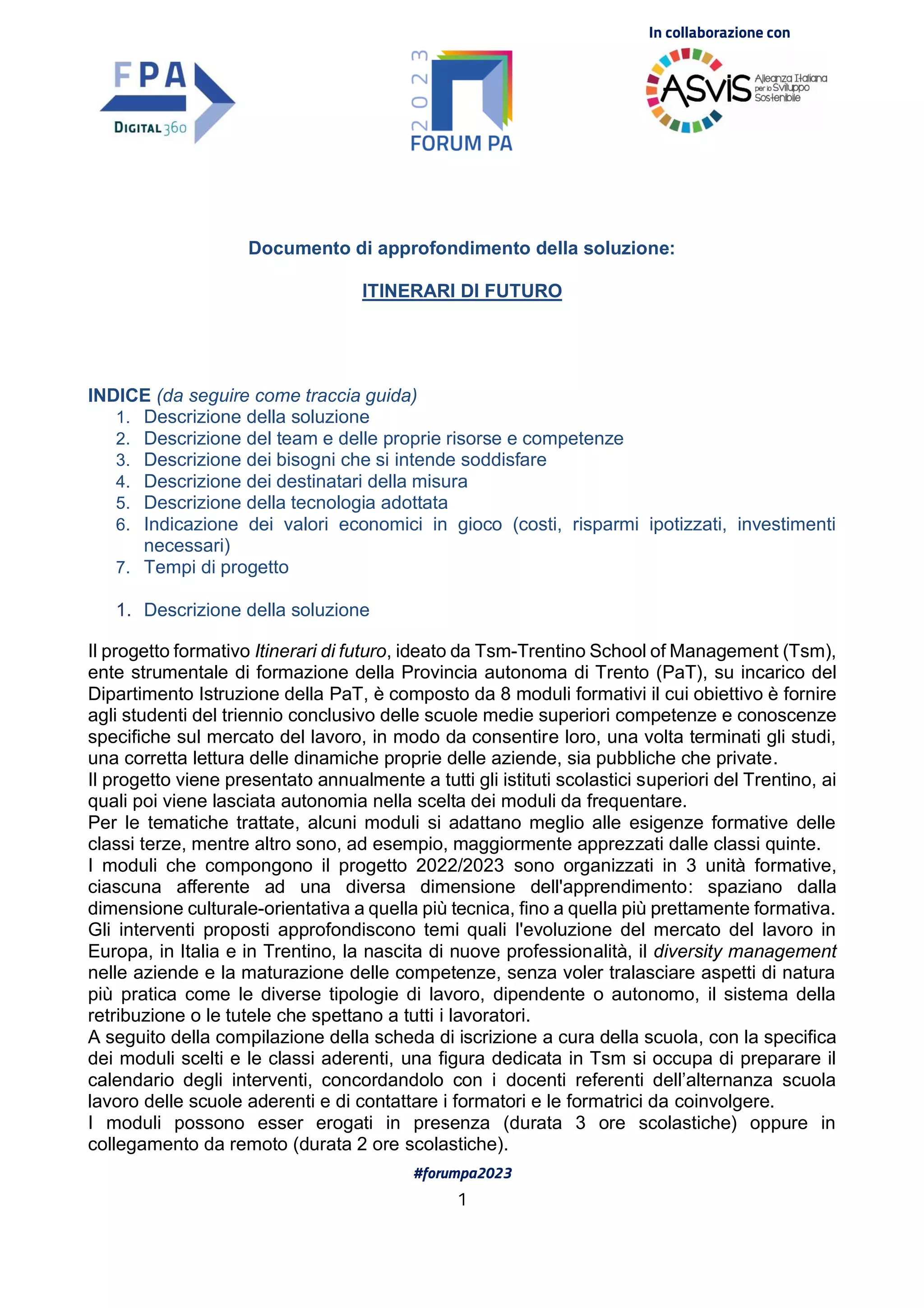 porta gli studenti a frequentare aziende