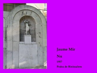 Jaume Mir Nu 1957 Pedra de Binissalem 