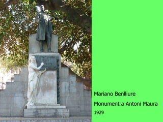 Mariano Benlliure Monument a Antoni Maura 1929 