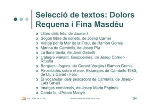 Itinerari Literari per La Mar De La Frau