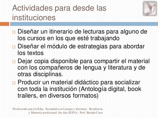 formato itinerario de actividades