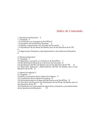 Itinerario TemaTICas 2013