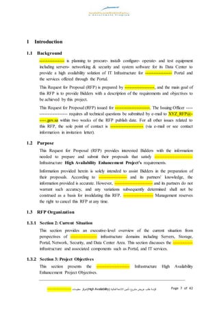 It infrastructure enhancement rfp template | DOCX