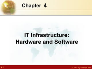 4 Chapter   IT Infrastructure: Hardware and Software 