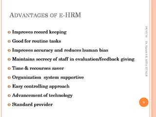 Information Technology in Human Resource Management | PPT
