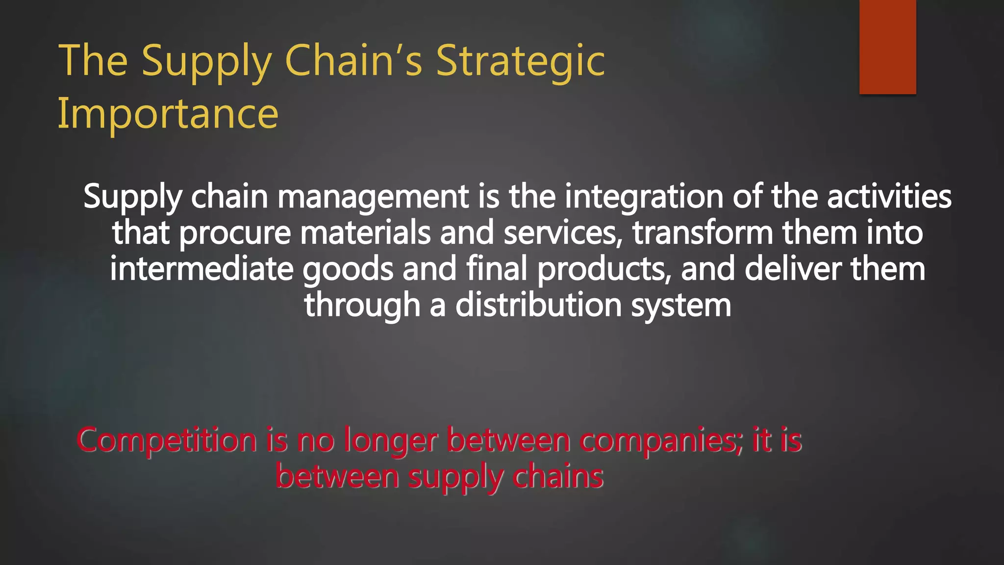 Role of IT in Supply Chain Management | PPTX