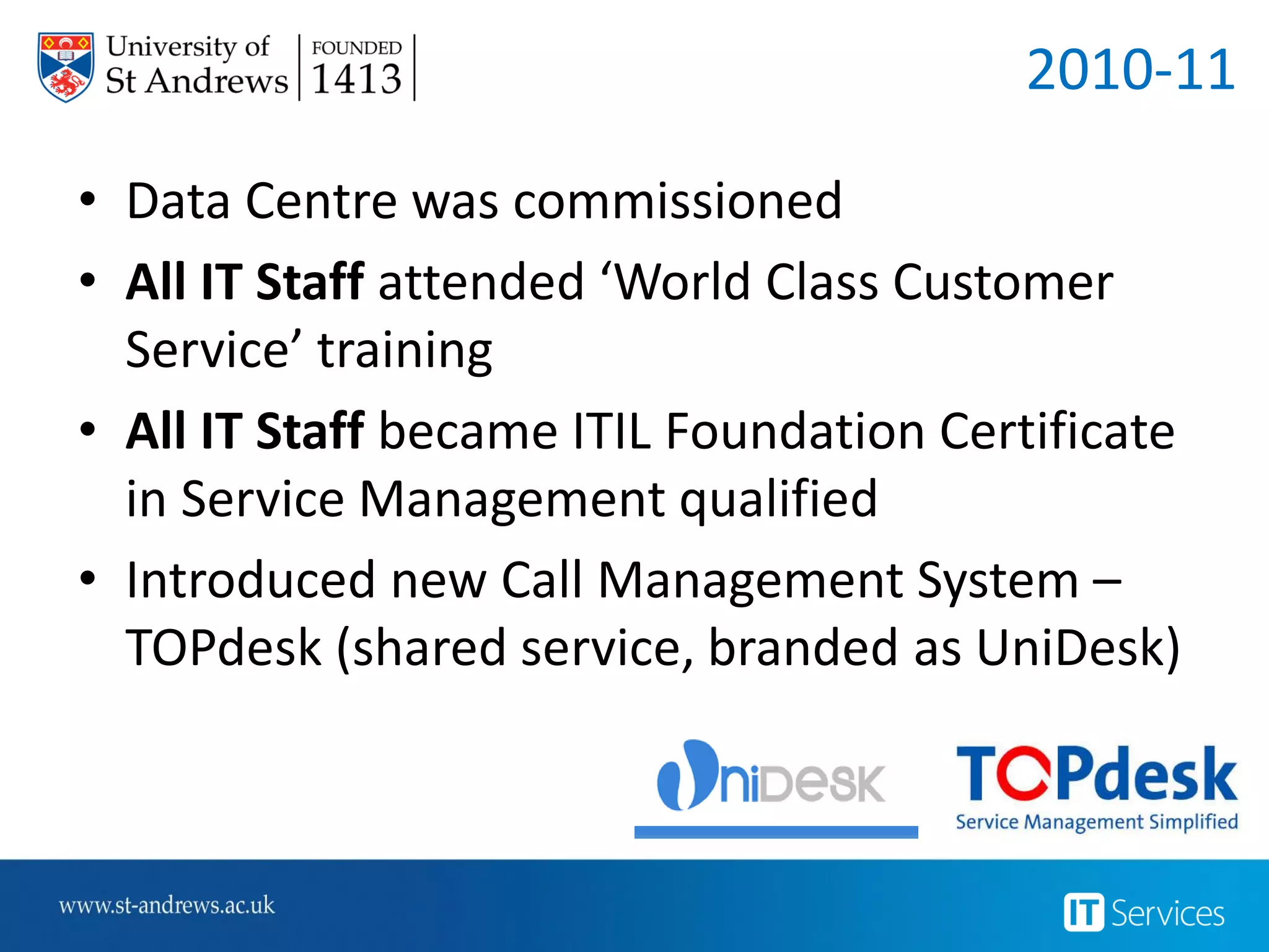 Improving individual
capabilities to…
Adopt and Adapt
 