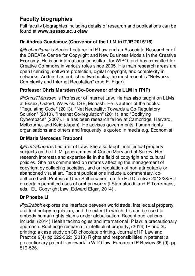 Master thesis intellectual property law