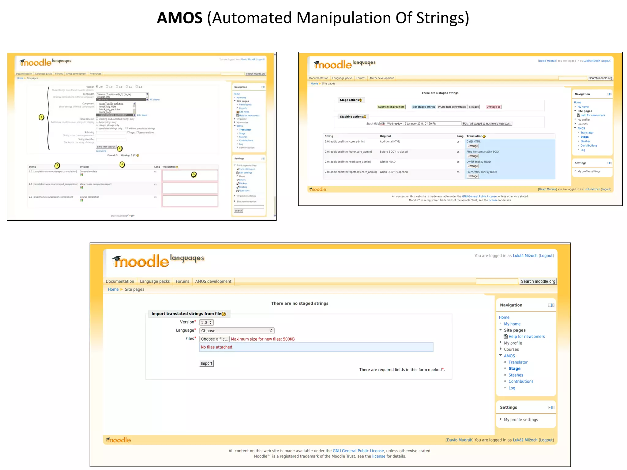 AMOS (Automated Manipulation Of Strings)
 