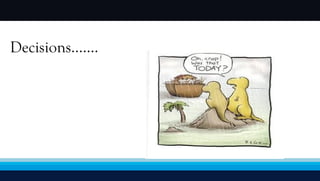 Decisions……. 