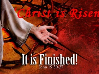 ‘ Christ is Risen’ 