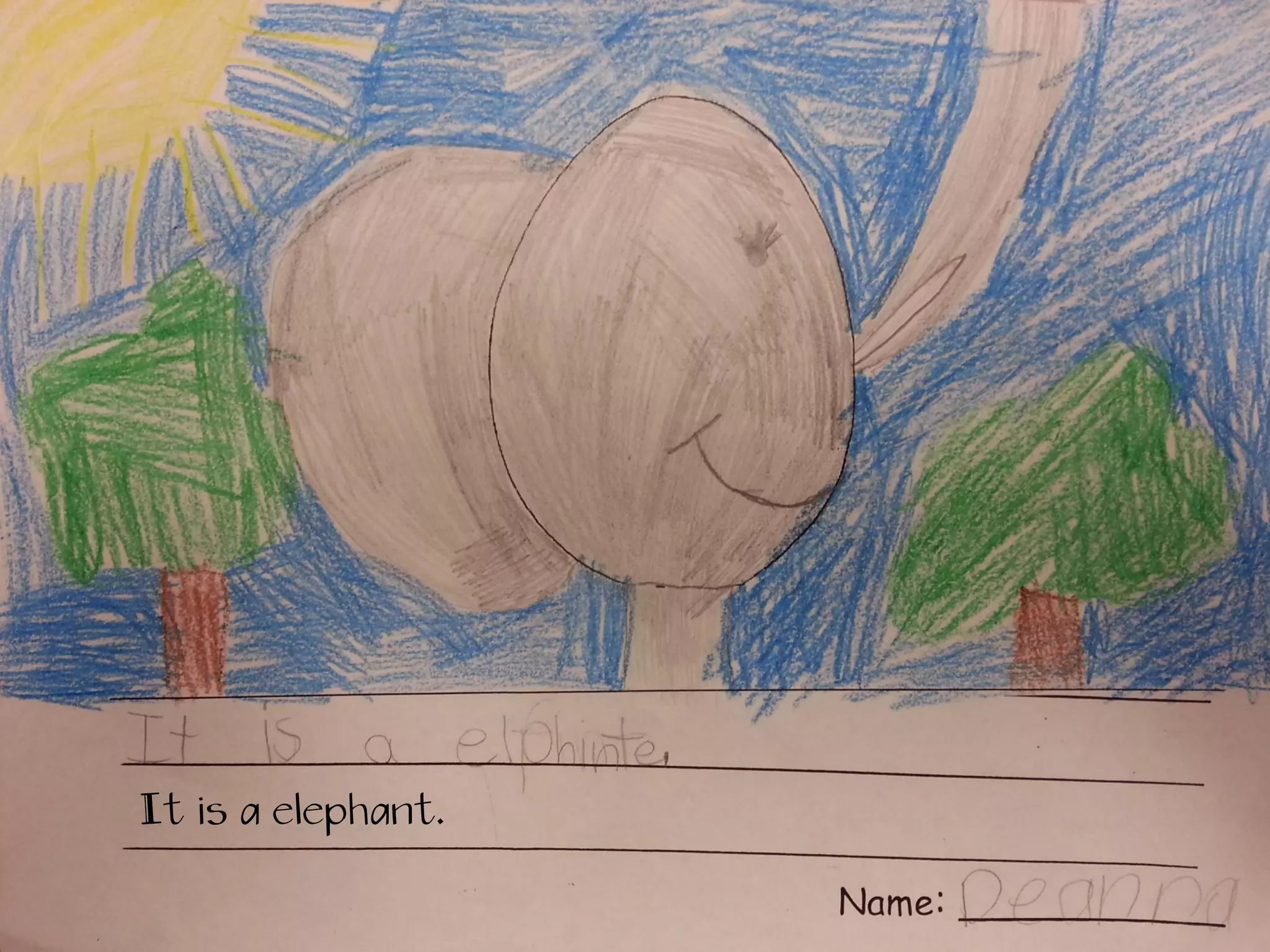 It is a elephant.
 