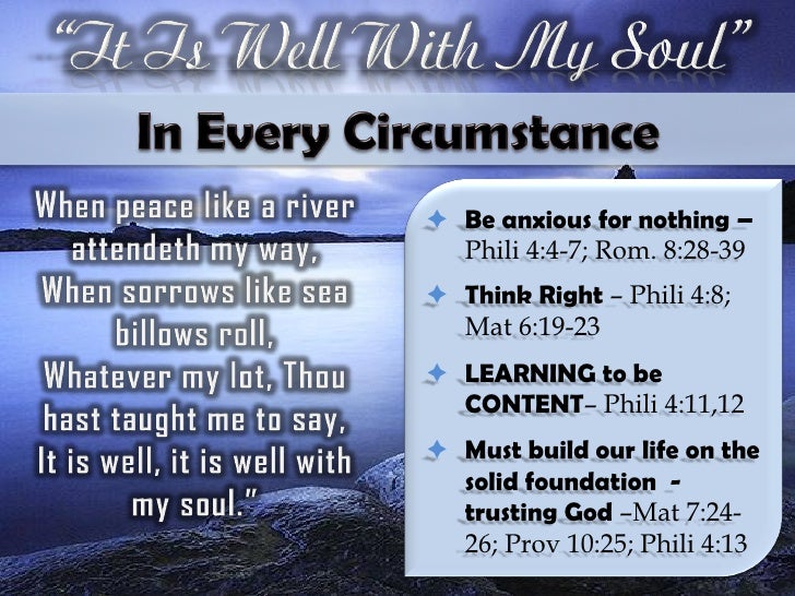 It Is Well With My Soul