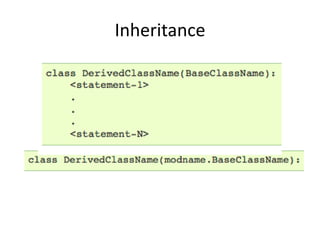 Inheritance
 